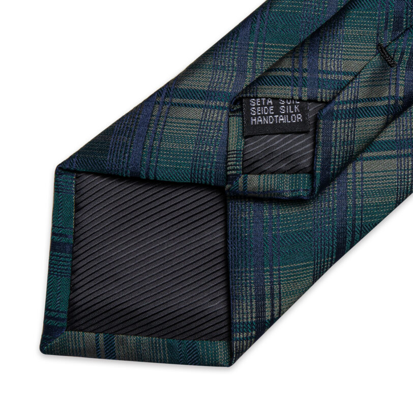 Conjunto de corbata, pañuelo y gemelos con estampado original - Imagen 4